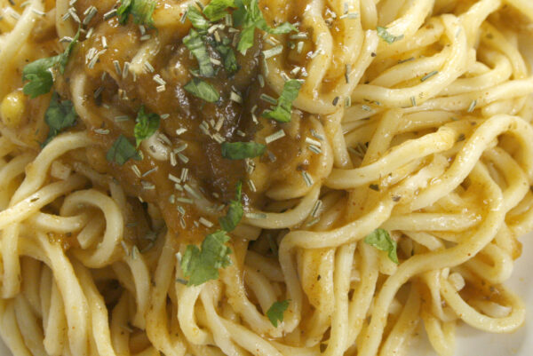 鐵板麵(蘑菇)