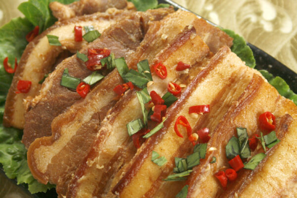 炭火直燒甘蔗肉