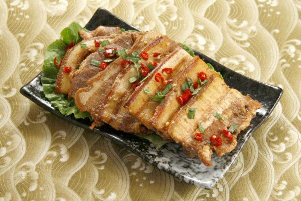 炭火直燒甘蔗肉
