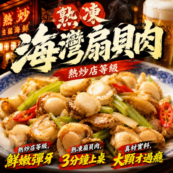 熟凍海灣扇貝肉